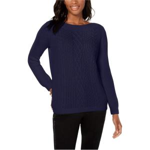 Tommy Hilfiger Womens Classic Fit Sweater(Blue)