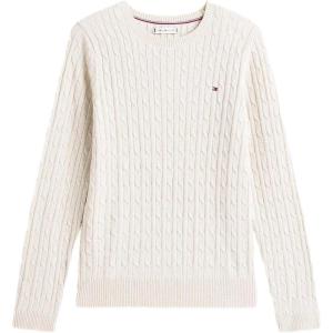 Tommy Hilfiger Womens Classic Fit Sweater(Shimmer Calico Multi)
