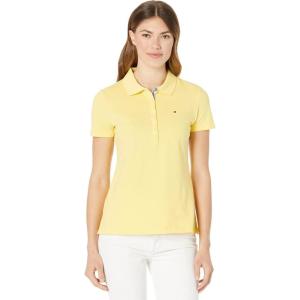 Tommy Hilfiger Womens Classic Short Sleeve Core Pique Polo (Standard and Plus Size)(Snapdragon)