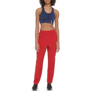 Tommy Hilfiger Women’s Elastic Waistband Breathable Cargo Pant(Rich Red)