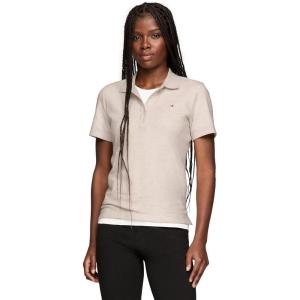 Tommy Hilfiger Women’s Lightweight Logo Hoodie Sweatshirt(Beige Heather)
