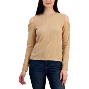 Tommy Hilfiger Women’s Lightweight Logo Hoodie Sweatshirt(Camel)