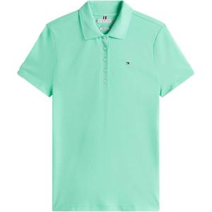 Tommy Hilfiger Women’s Lightweight Logo Hoodie Sweatshirt(Miami Aqua)