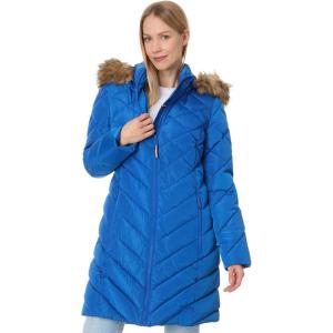 Tommy Hilfiger Women’s Long Down Puffer Jacket(Nautical Blue)