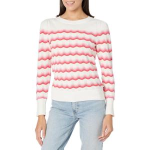 Tommy Hilfiger Womens Long Sleeve Casual Shirt(Ivory/Red)