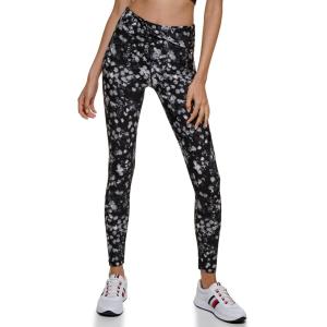 Tommy Hilfiger Women’s Printed High Rise Performance Legging(Black)