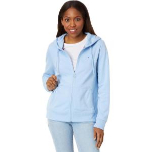 Tommy Hilfiger Women’s Zip-up Hoodie – Classic Sweatshirt for Women With Drawstrings and Hood(Breeze)