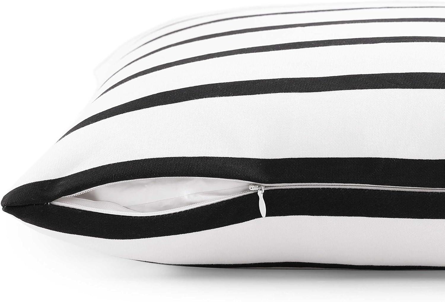 imageTommy Hilfiger Decorative Pillow Luxurious Square Throw Pillow with Zipper Closure ampamp Stripe Detail Ideal for Couch or Bed Placement Navy 20quot x 20quotPlacement Navy