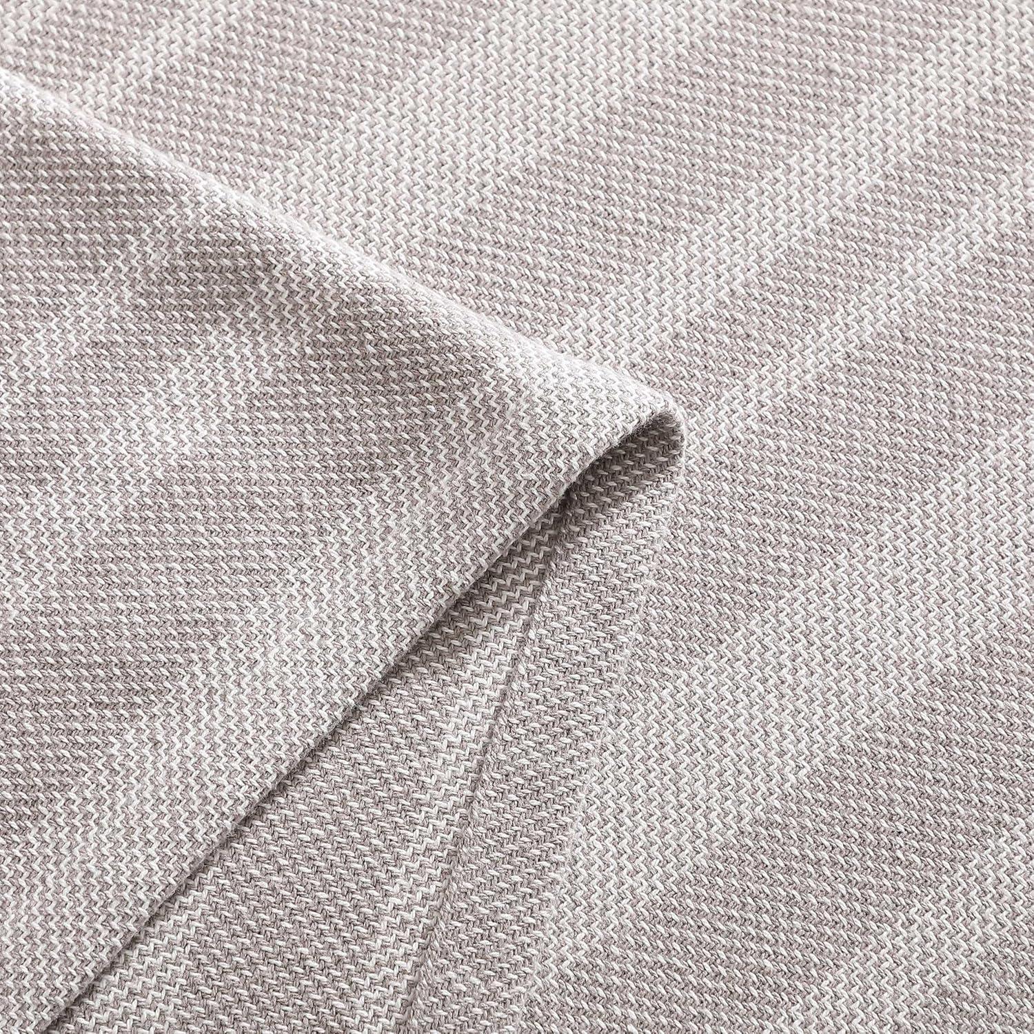imageTommy Hilfiger Twin Cotton Blanket Woven Channel Stitched Bedding Medium Weight Soft Blanket AntiPilling ampamp Fade Resistant Ideal for Layering OekoTEX Certified BlueHarbor Stripe Grey