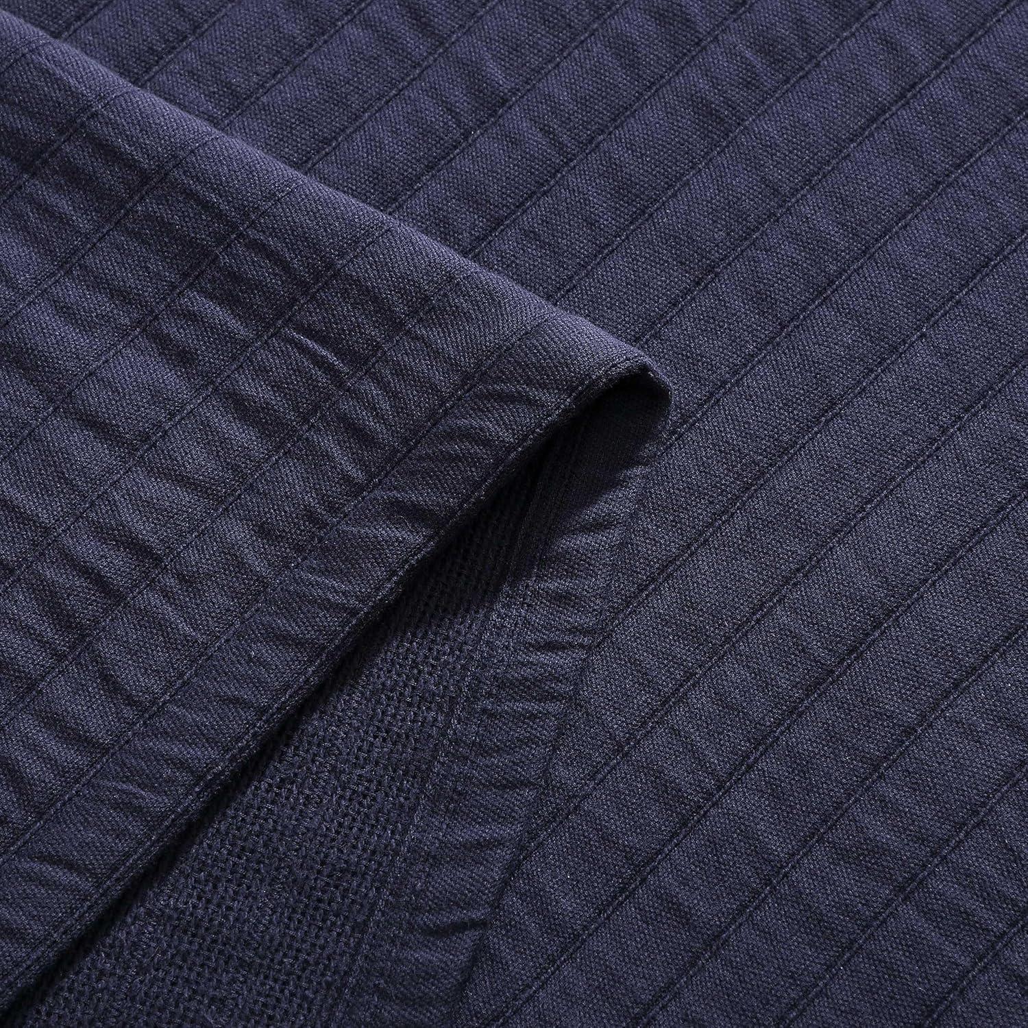 imageTommy Hilfiger Twin Cotton Blanket Woven Channel Stitched Bedding Medium Weight Soft Blanket AntiPilling ampamp Fade Resistant Ideal for Layering OekoTEX Certified BlueEssential Weave Navy