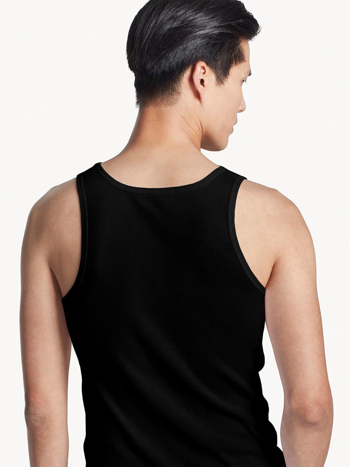 imageTommy Hilfiger Mens Cotton Classics 3Pack AShirt3 Black
