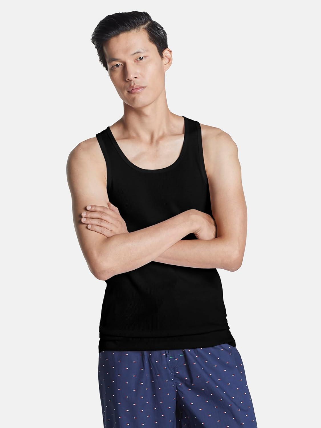imageTommy Hilfiger Mens Cotton Classics 3Pack AShirt3 Black
