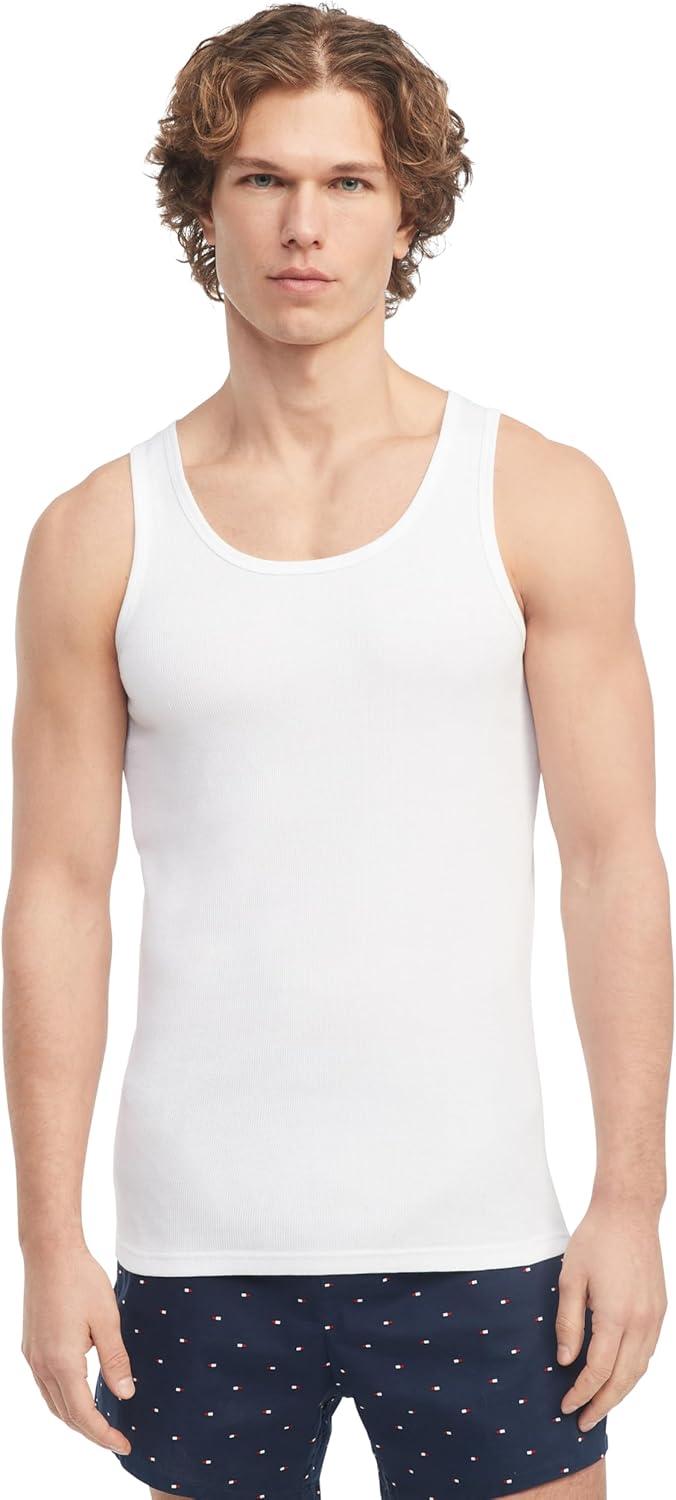 imageTommy Hilfiger Mens Cotton Classics 3Pack AShirt3 White