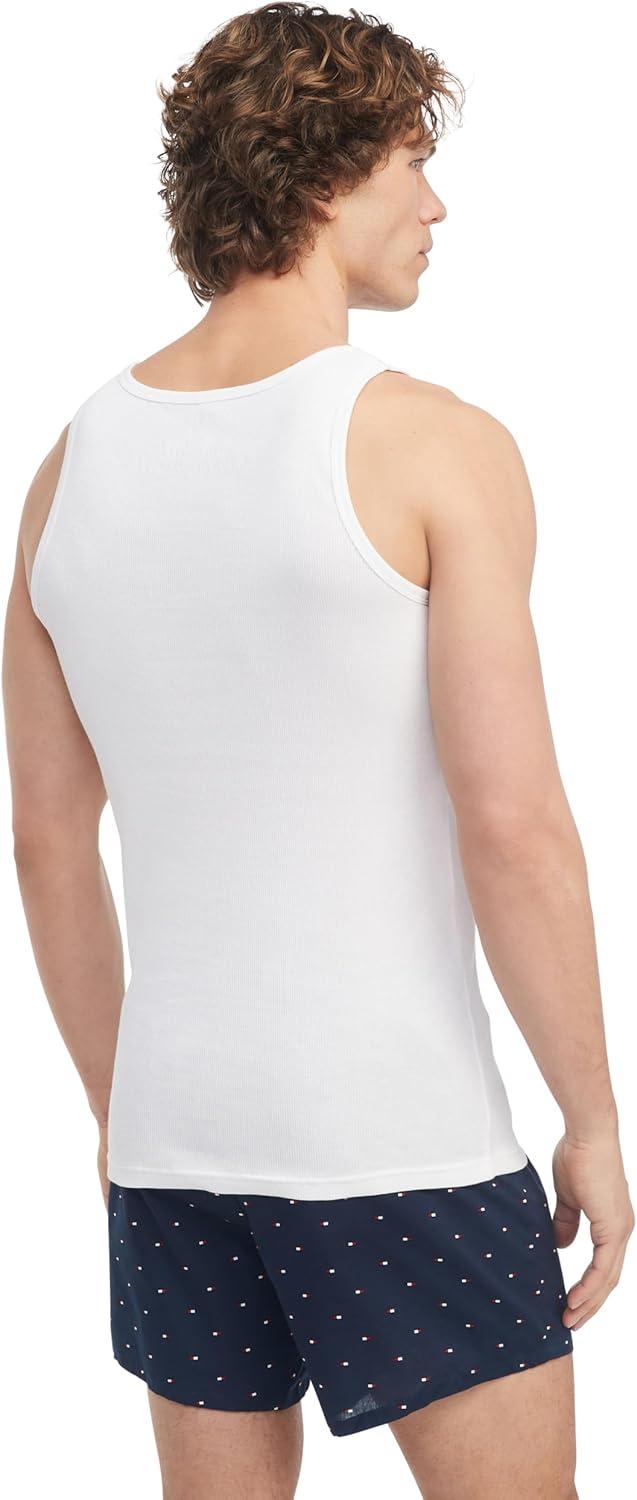 imageTommy Hilfiger Mens Cotton Classics 3Pack AShirt3 White