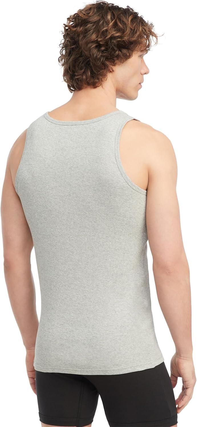 imageTommy Hilfiger Mens Cotton Classics 3Pack AShirtBlack Grey Heather White