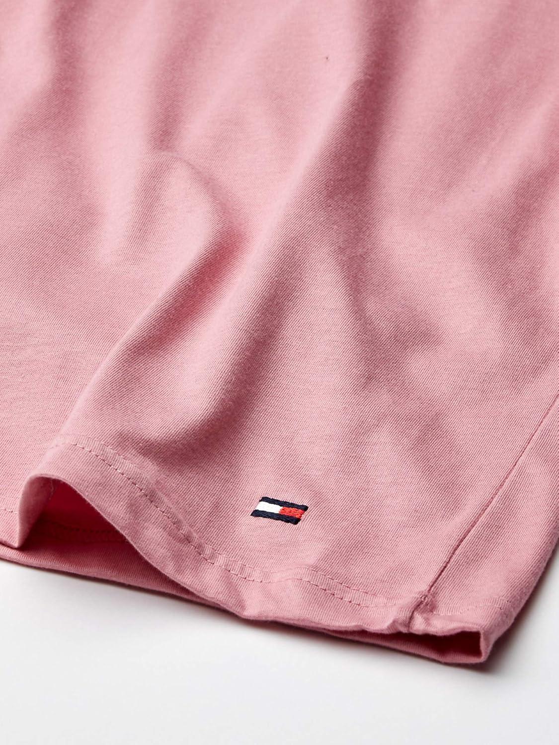 imageTommy Hilfiger Mens Cotton Classics 3Pack VNeck UndershirtsV Neck Pink Multi
