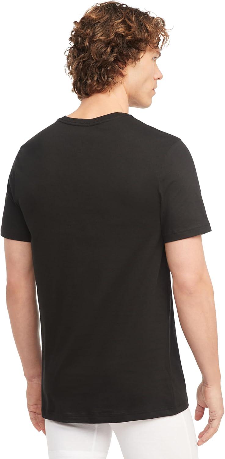 imageTommy Hilfiger Mens Cotton Classics 3Pack VNeck UndershirtsV Neck WhiteGreyBlack
