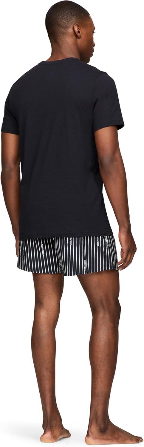 imageTommy Hilfiger Mens Cotton Classics Crewneck Undershirts 3Pack3 Navy