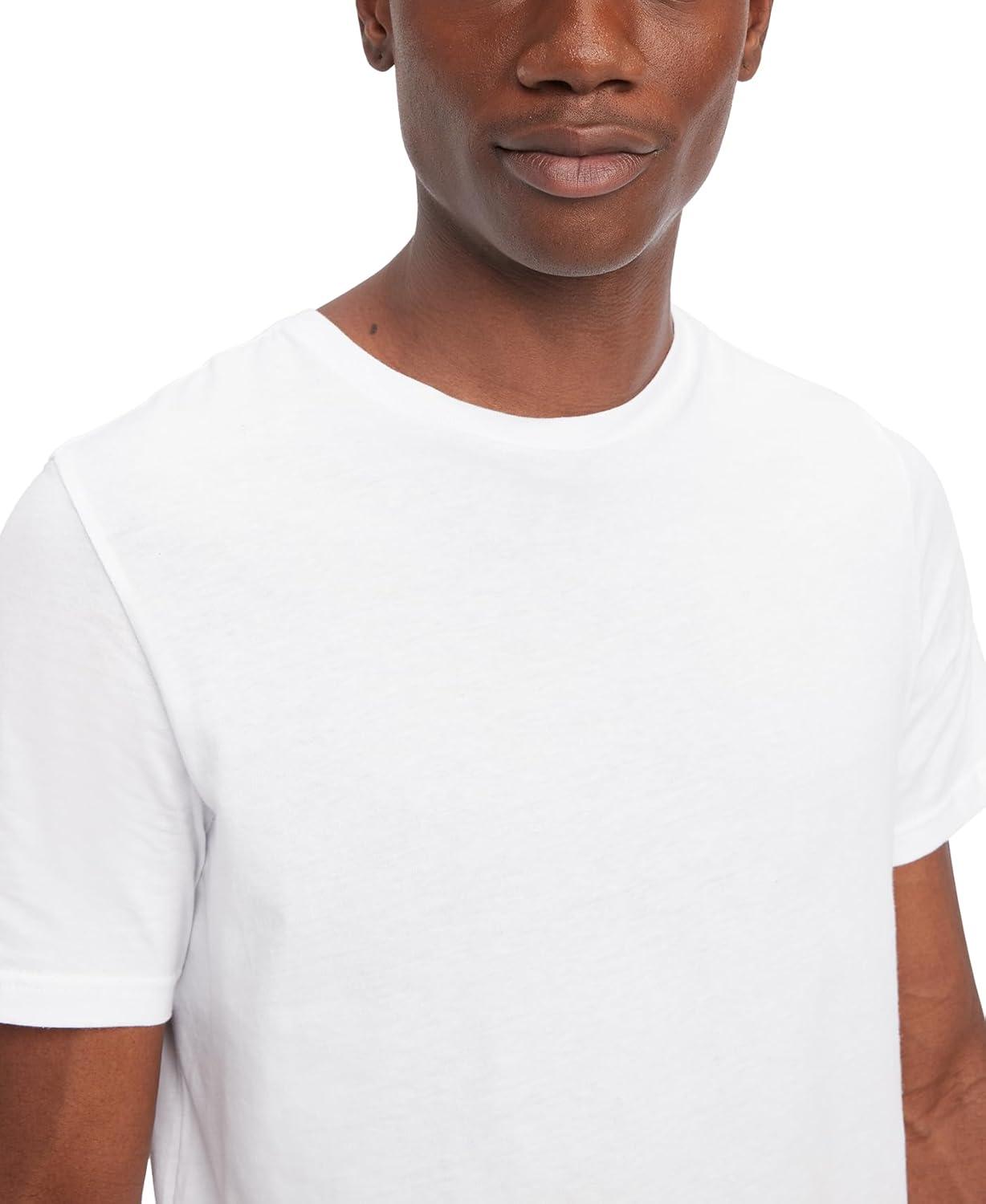 imageTommy Hilfiger Mens Cotton Classics Crewneck Undershirts 3Pack3 White
