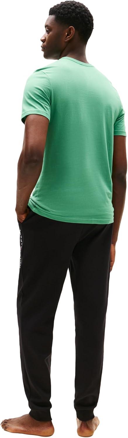 imageTommy Hilfiger Mens Cotton Classics Crewneck Undershirts 3PackValley Green Desert Sky White