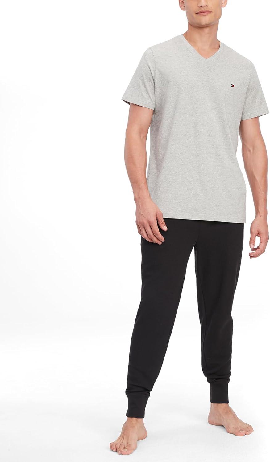 imageTommy Hilfiger Mens Flag V Neck TeeGrey Heather