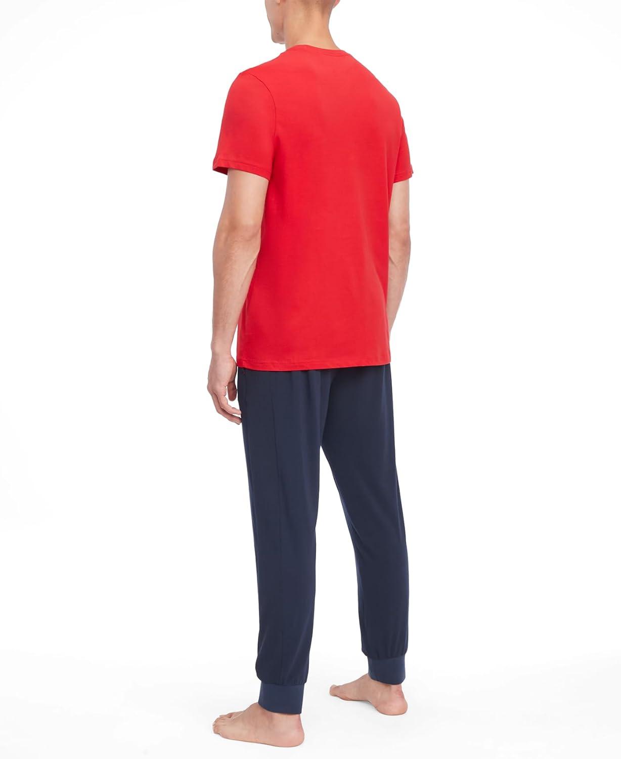 imageTommy Hilfiger Mens Flag V Neck TeeMahogany