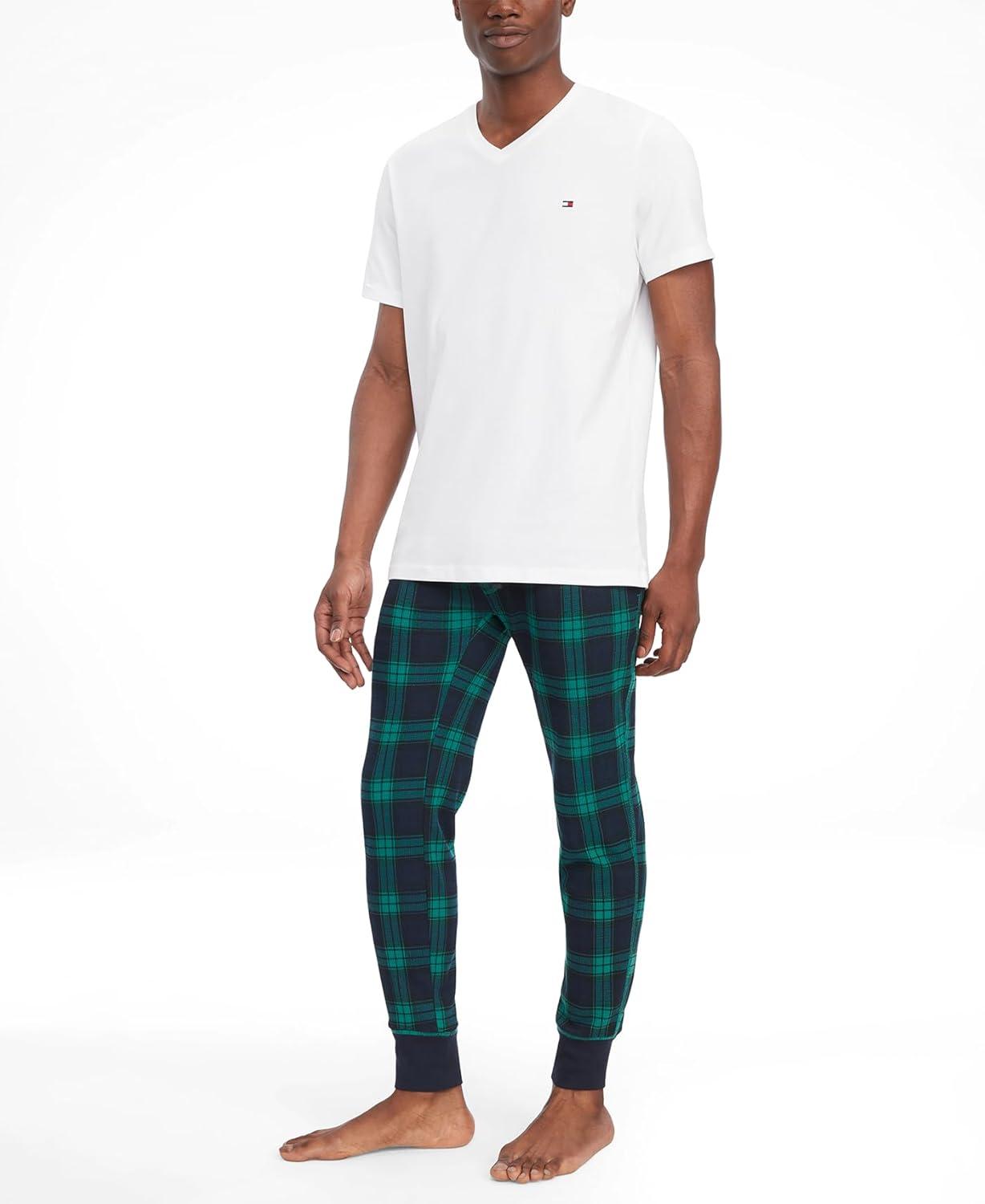 imageTommy Hilfiger Mens Flag V Neck TeeWhite