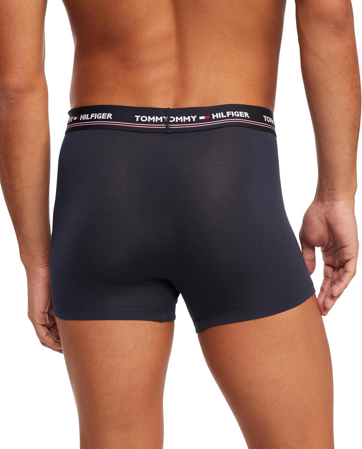 imageTommy Hilfiger Mens Modal 3pack Trunk2 Navy 1 Grey