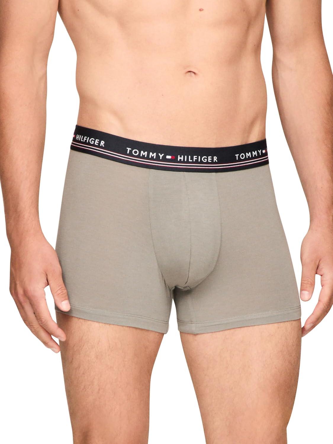 imageTommy Hilfiger Mens Modal 3pack TrunkPearl Grey Black Black