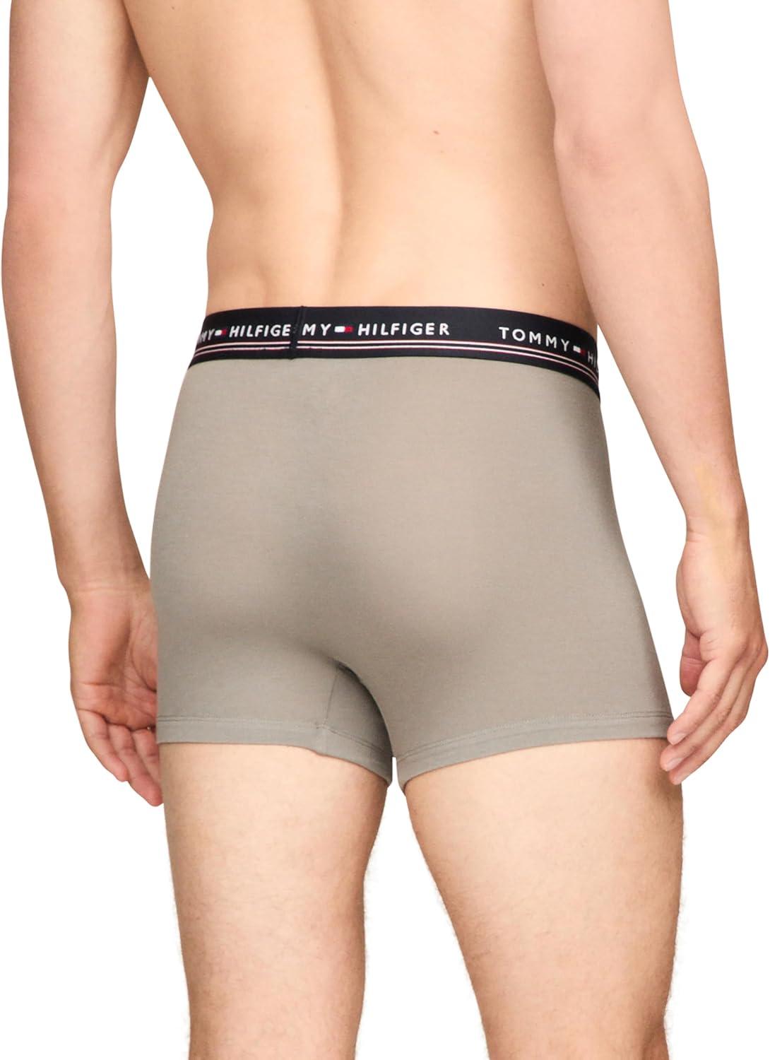 imageTommy Hilfiger Mens Modal 3pack TrunkPearl Grey Black Black