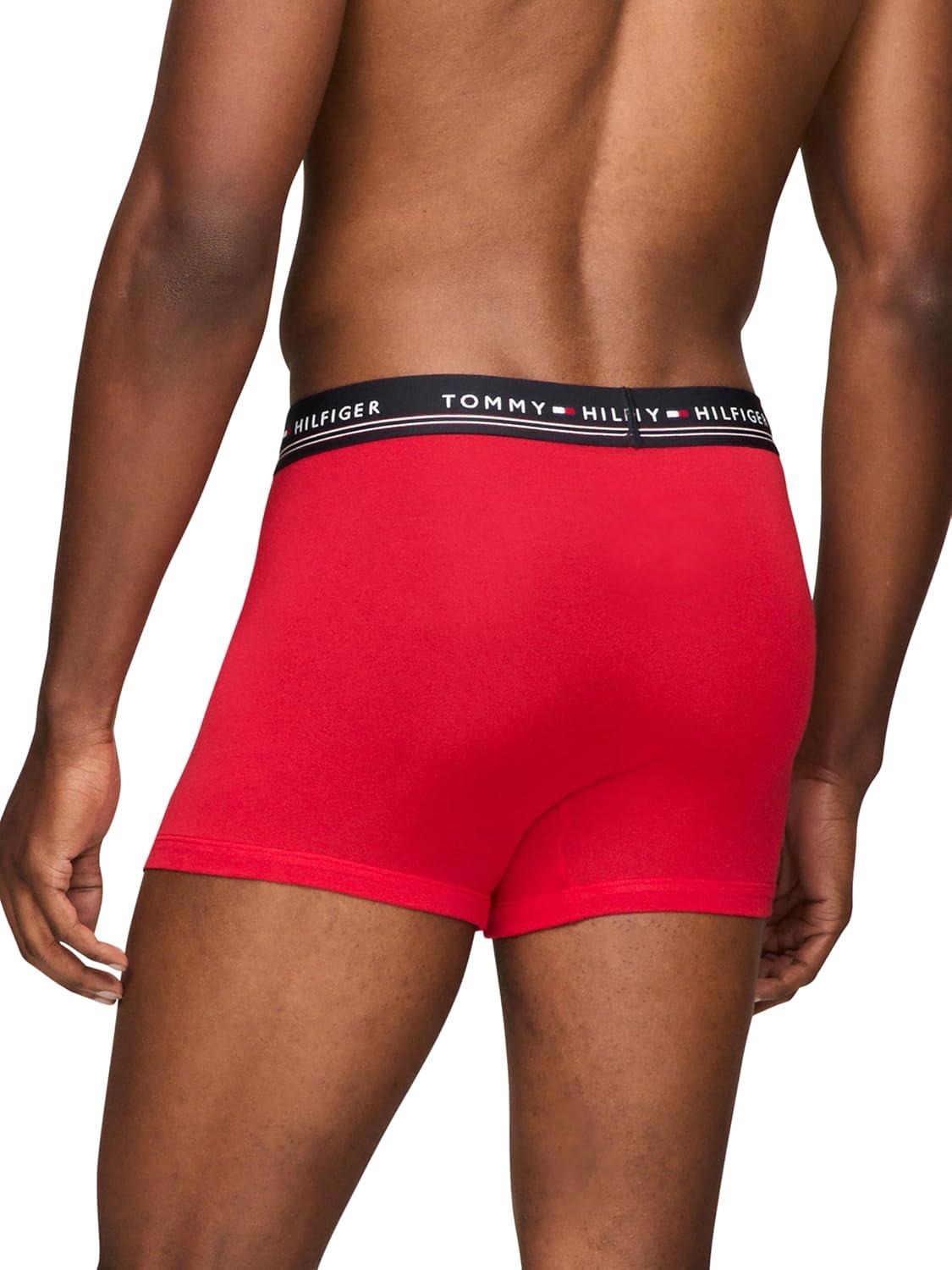 imageTommy Hilfiger Mens Modal 3pack TrunkPrimary Red Royalty Desert Sky