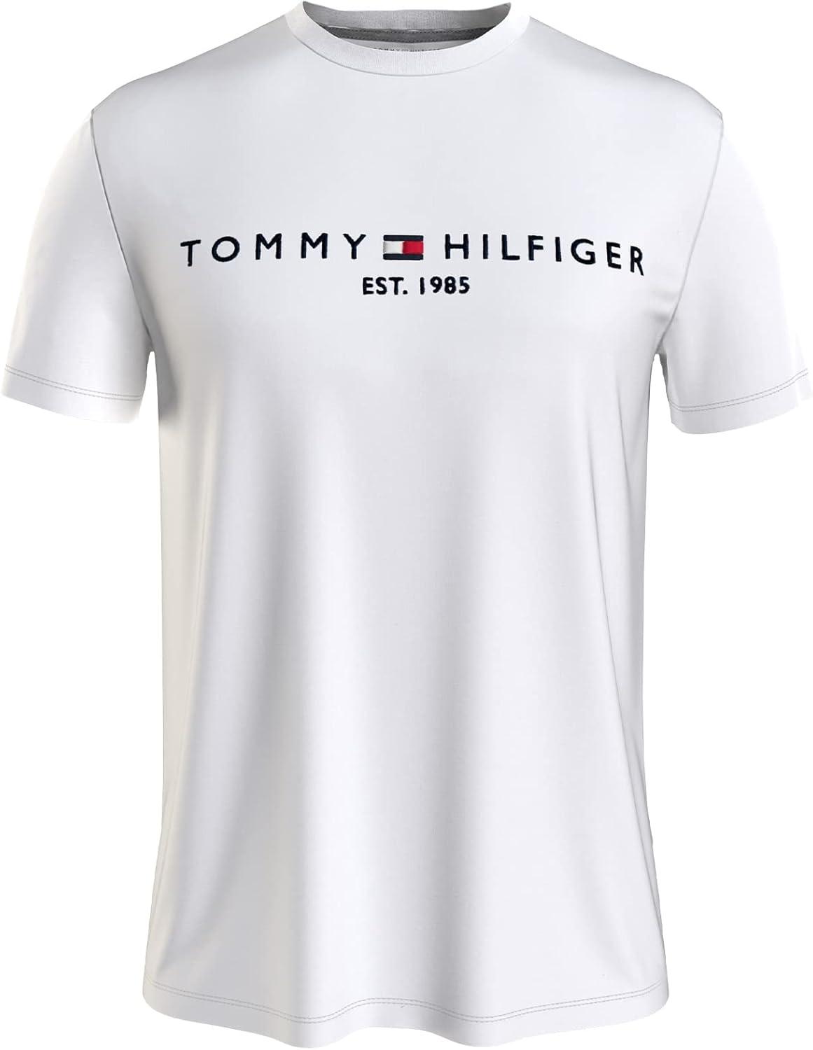 imageTommy Hilfiger Mens Modern Essentials Short Sleeve Crewneck UndershirtBright White