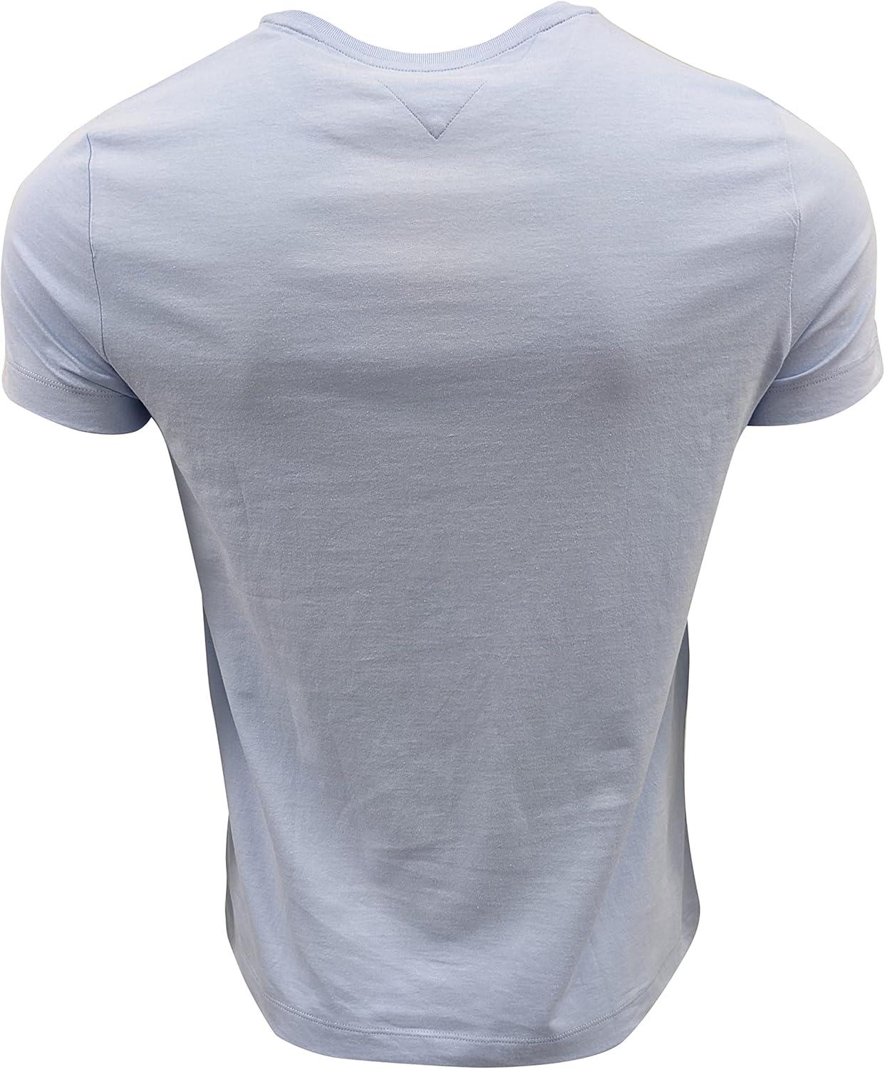 imageTommy Hilfiger Mens Modern Essentials Short Sleeve Crewneck UndershirtLight Blue 1985