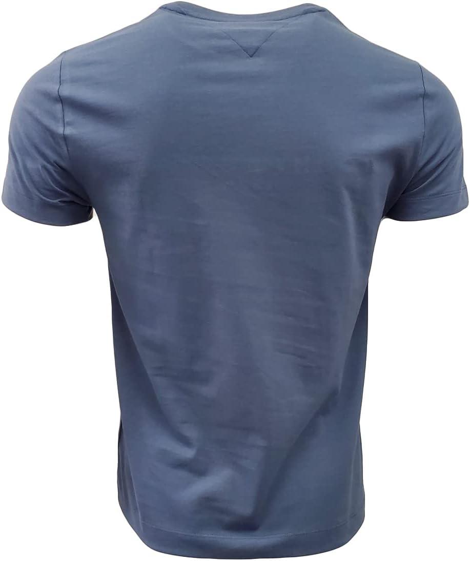 imageTommy Hilfiger Mens Modern Essentials Short Sleeve Crewneck UndershirtSlate Blue 1985