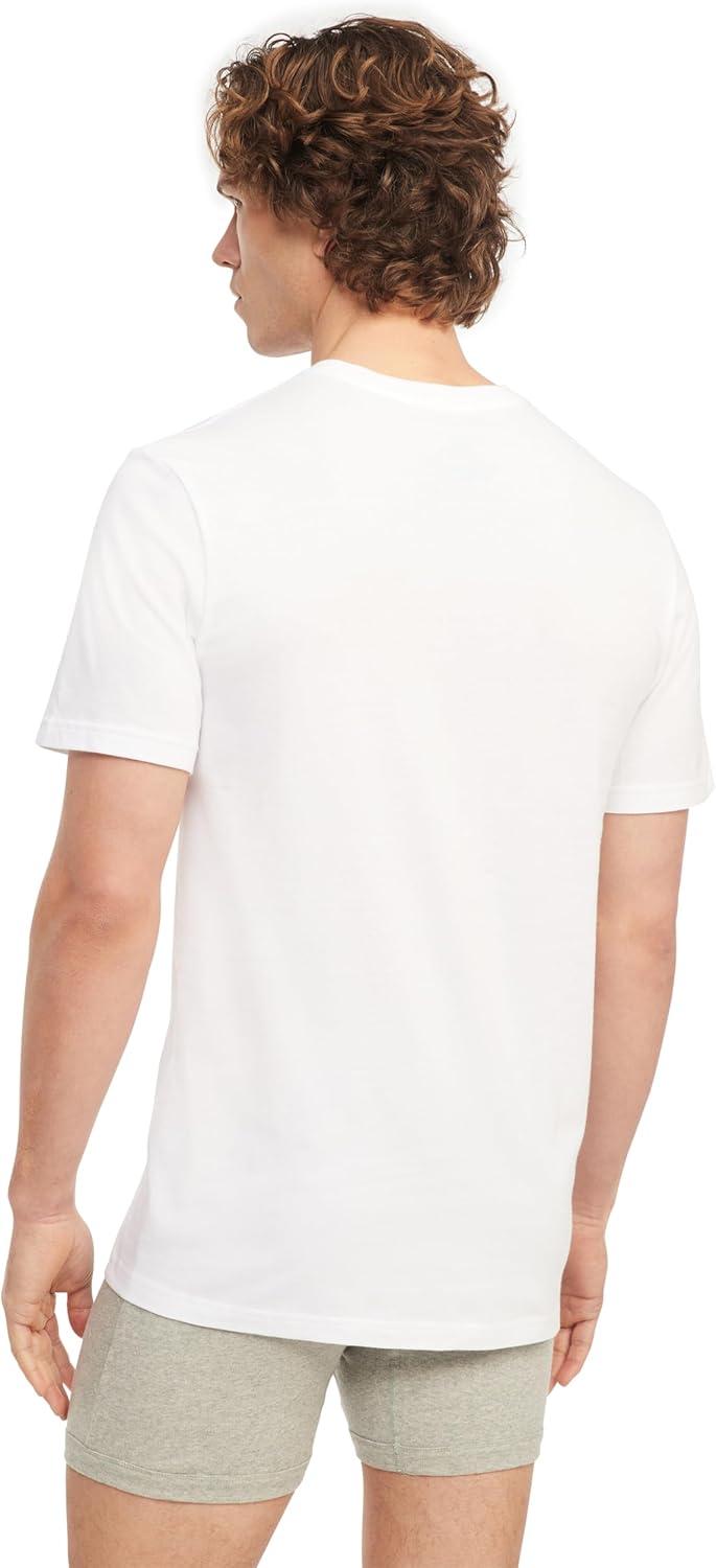 imageTommy Hilfiger Mens Undershirts 3 Pack Cotton Classics Slim Fit Crew TShirt3 Classic White