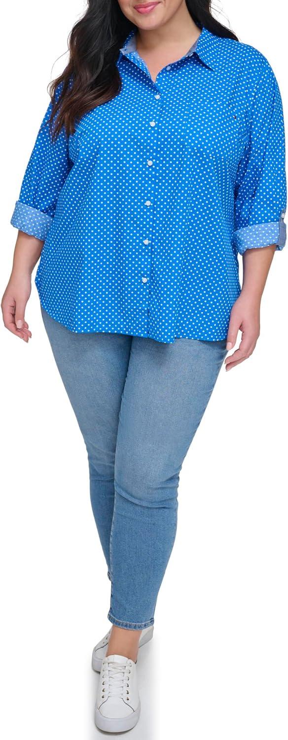 imageTommy Hilfiger Roll Tab DitsyCerulean Multi