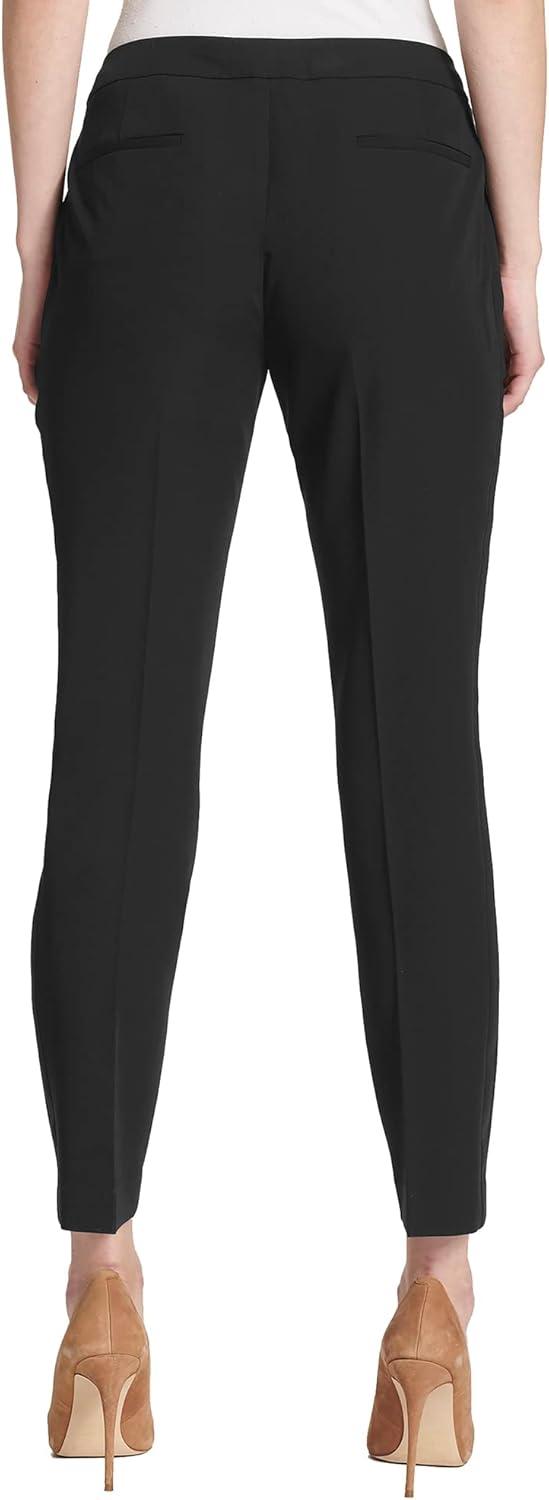 imageTommy Hilfiger Solid Sutton Boot Leg TrousersDeep Black