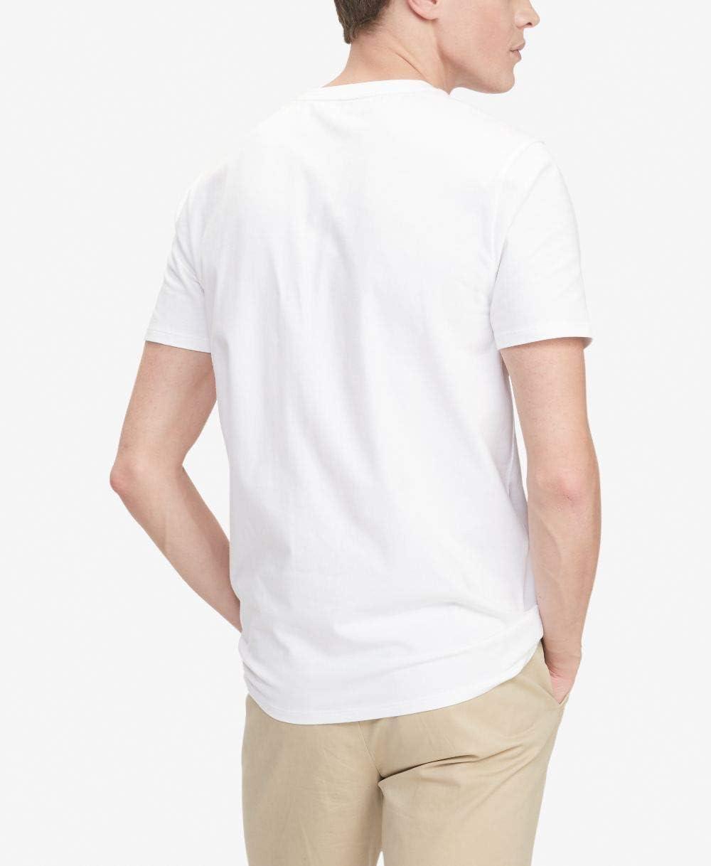 imageTommy Hilfiger TShirt Mens Crew Neck Tee Classic Fit Short Sleeve Solid ShirtBright White