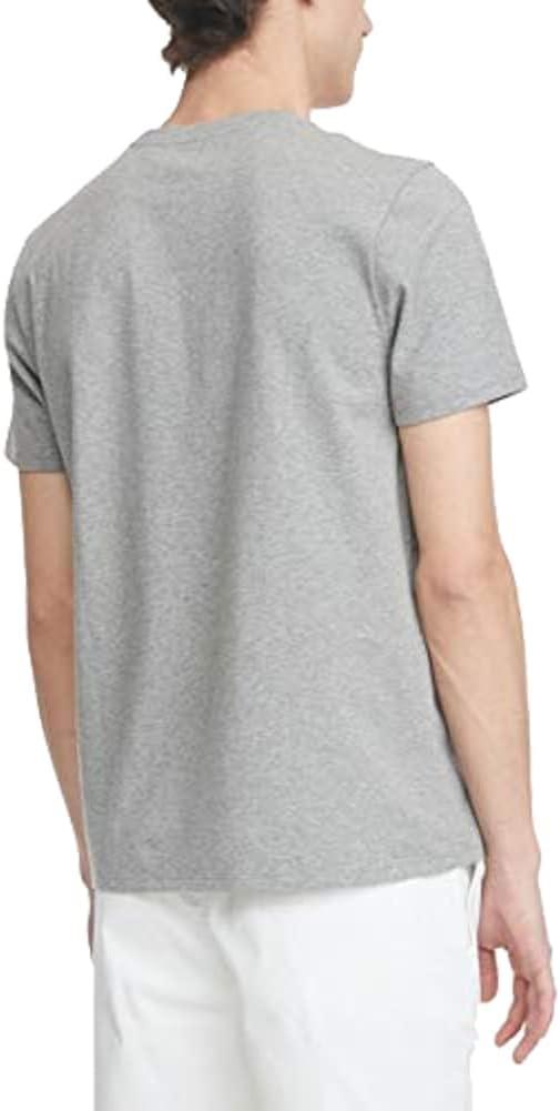imageTommy Hilfiger TShirt Mens Crew Neck Tee Classic Fit Short Sleeve Solid ShirtSport Grey Heather