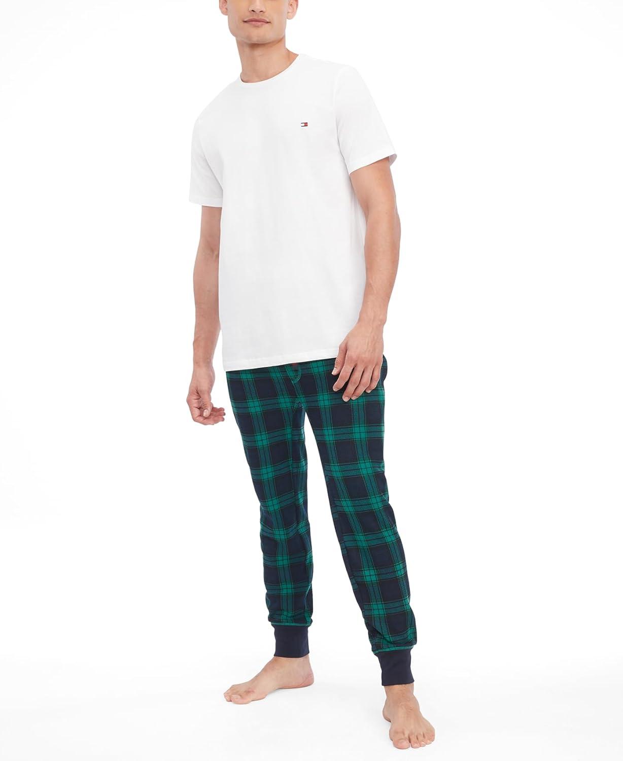 imageTommy Hilfiger TShirt Mens Crew Neck Tee Classic Fit Short Sleeve Solid ShirtWhite
