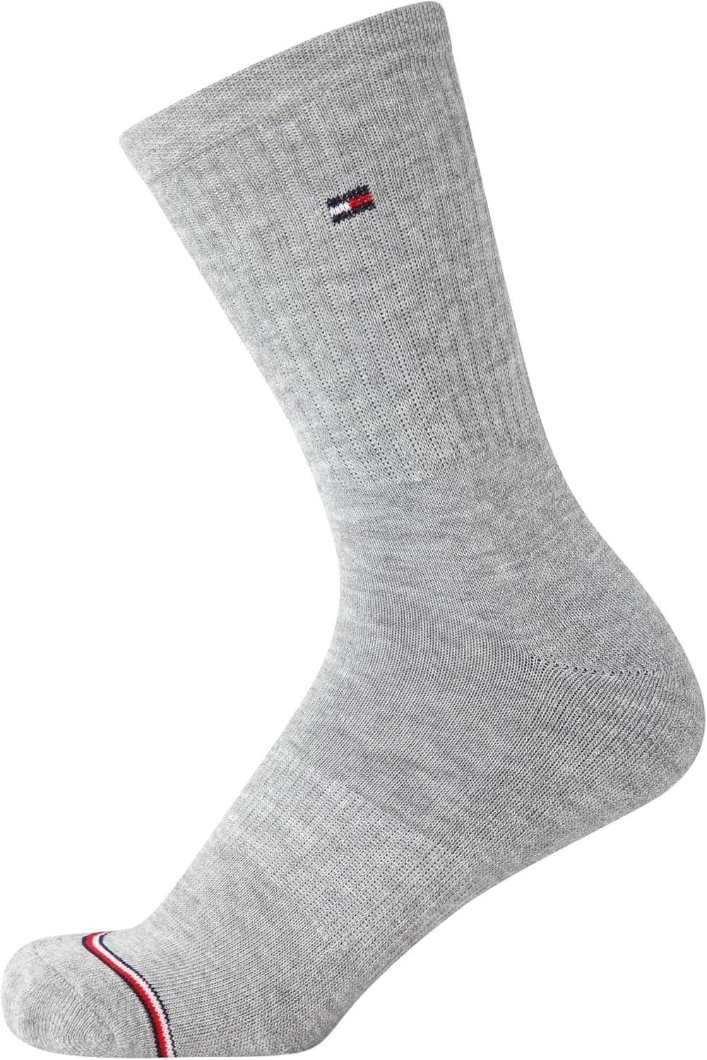 imageTommy Hilfiger Womens Crew Socks 4 Pack Moisture Wicking Breathable Athletic Casual Crew Socks for Women Sizes 410Rose Smoke Heather Assorted