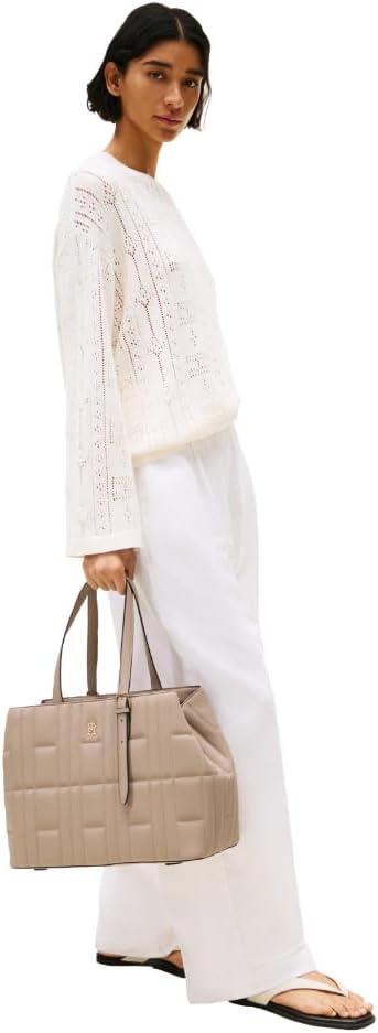 imageTommy Hilfiger Womens Feminine ToteCoastal Taupe