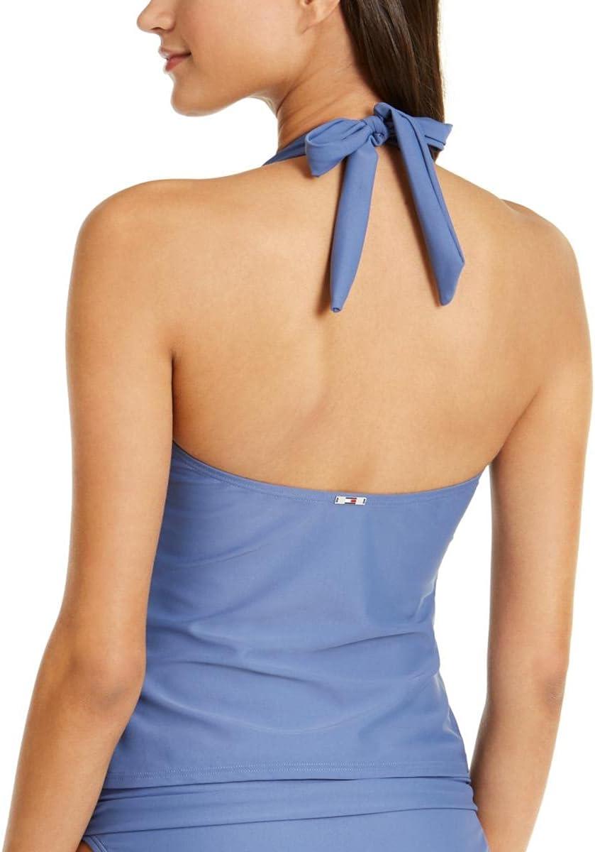 imageTommy Hilfiger Womens Halter Tankini TopHarbor Blue