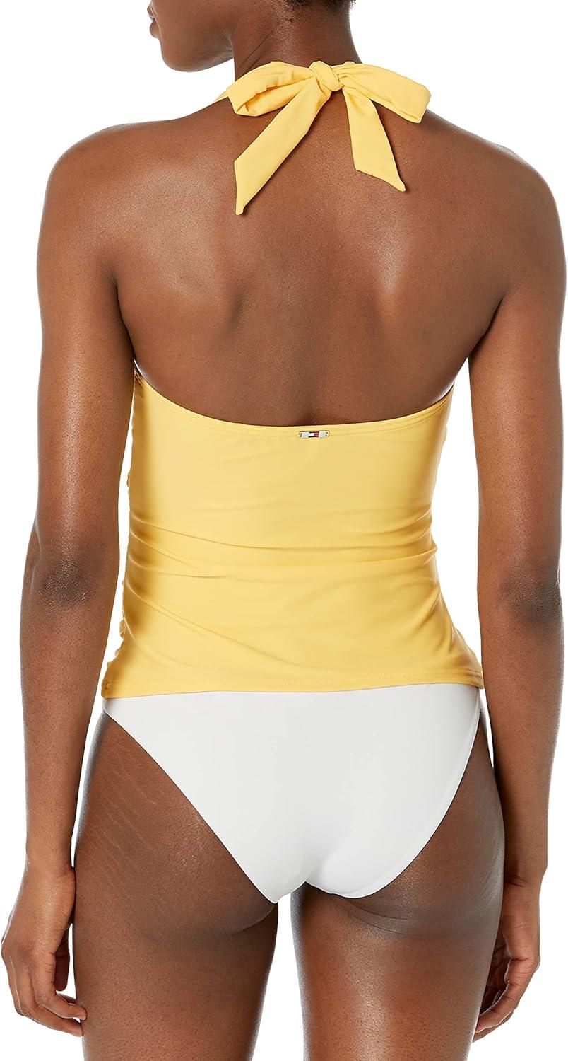 imageTommy Hilfiger Womens Halter Tankini TopHoney