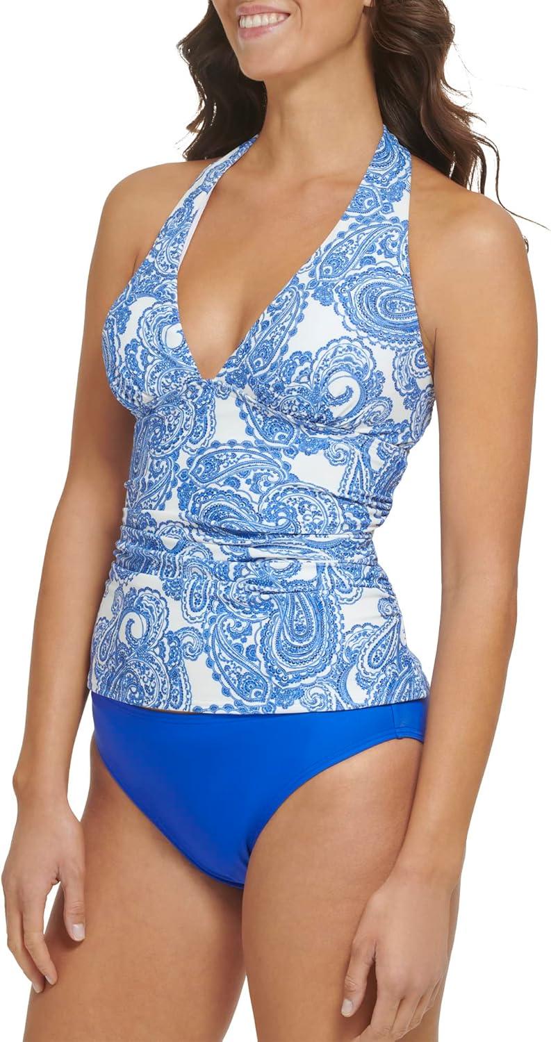 imageTommy Hilfiger Womens Halter Tankini TopProvence