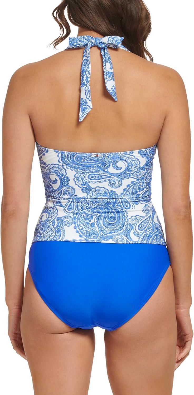 imageTommy Hilfiger Womens Halter Tankini TopProvence