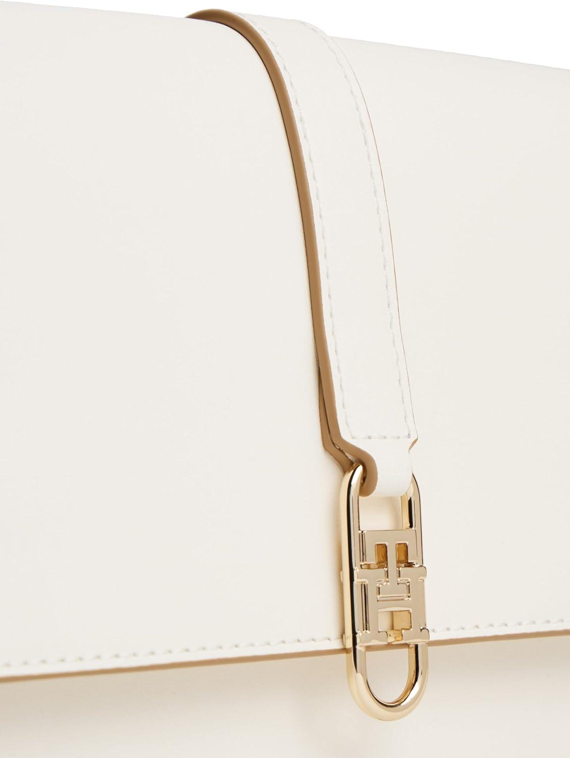 imageTommy Hilfiger Womens Libre Flap CrossbodyIvory Silk