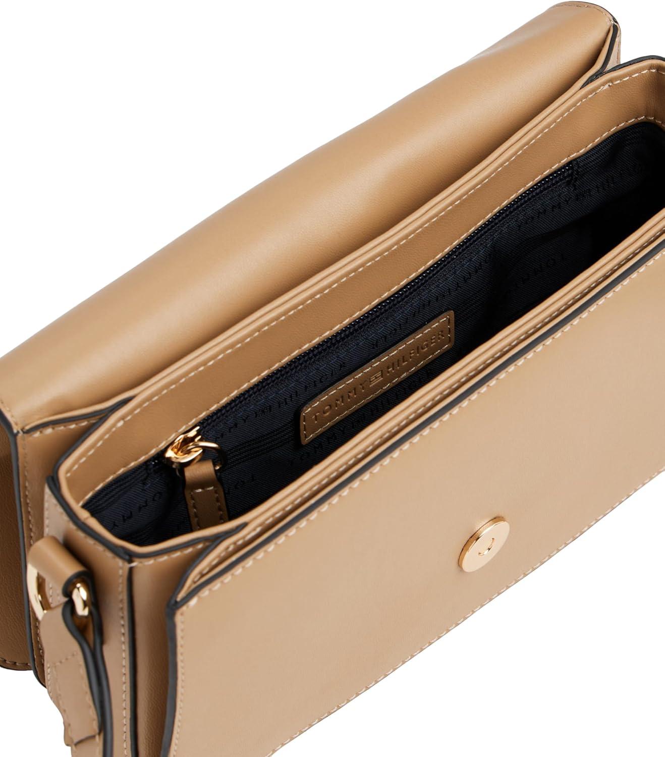 imageTommy Hilfiger Womens Libre Flap CrossbodySafari Canvas