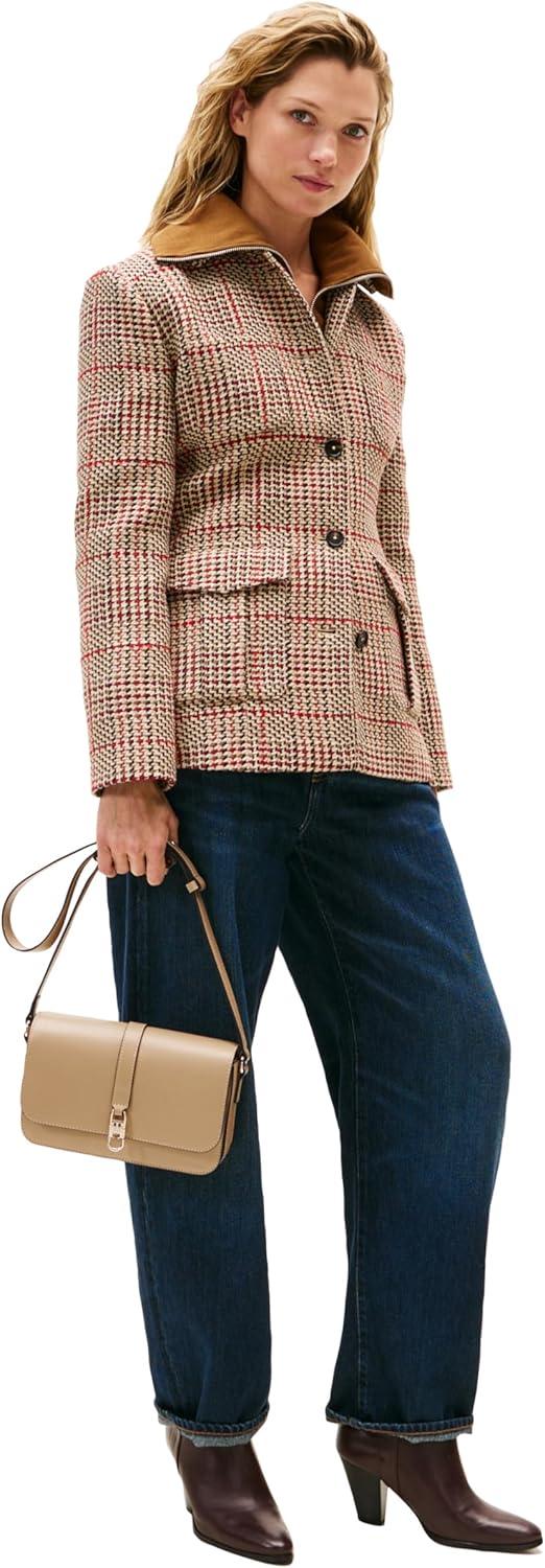 imageTommy Hilfiger Womens Libre Flap CrossbodySafari Canvas