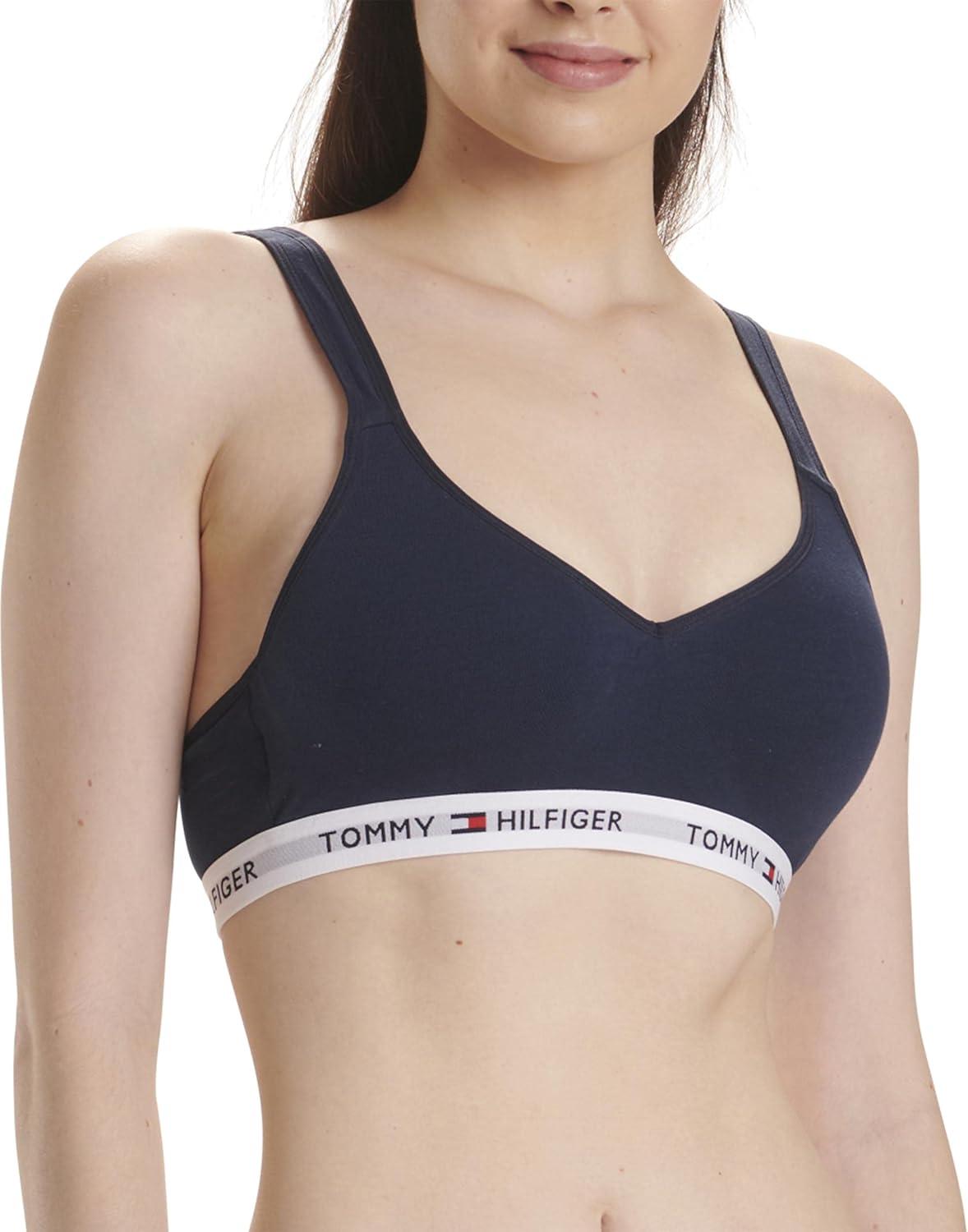 imageTommy Hilfiger Womens Light Lift Classic Cotton Bralette BraNavy Blazer